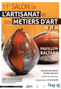 Salon des Métiers d'art 2021 - Pavillon Baltard - Nogent-sur-Marne