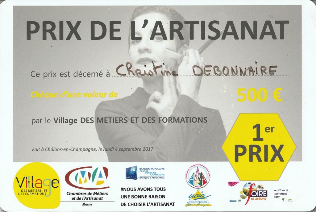 1er prix de l'Artisanat - Châlons-en-Champagne