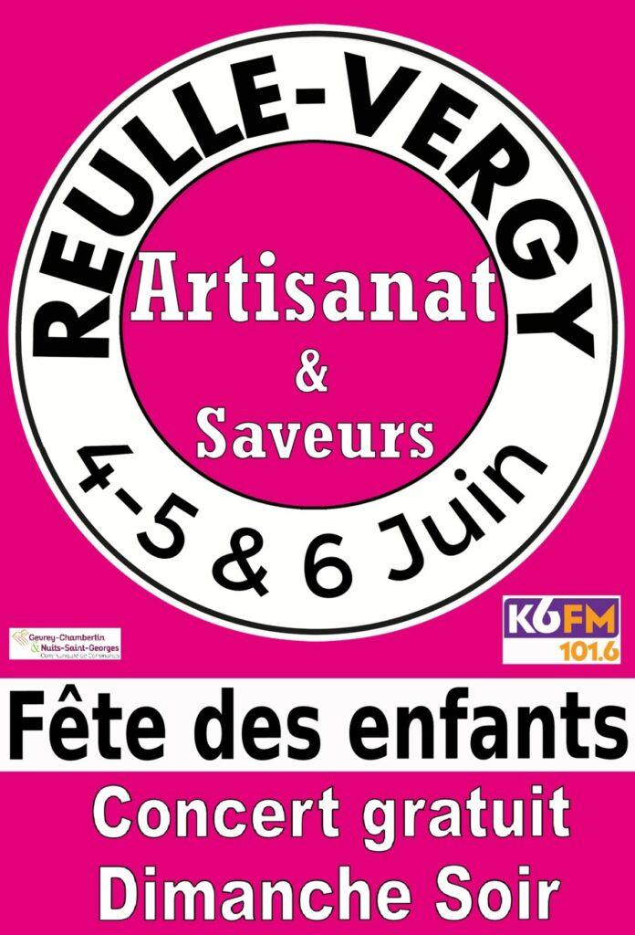 Affiche Artisanat & Saveurs - Reulle-Vergy 2022