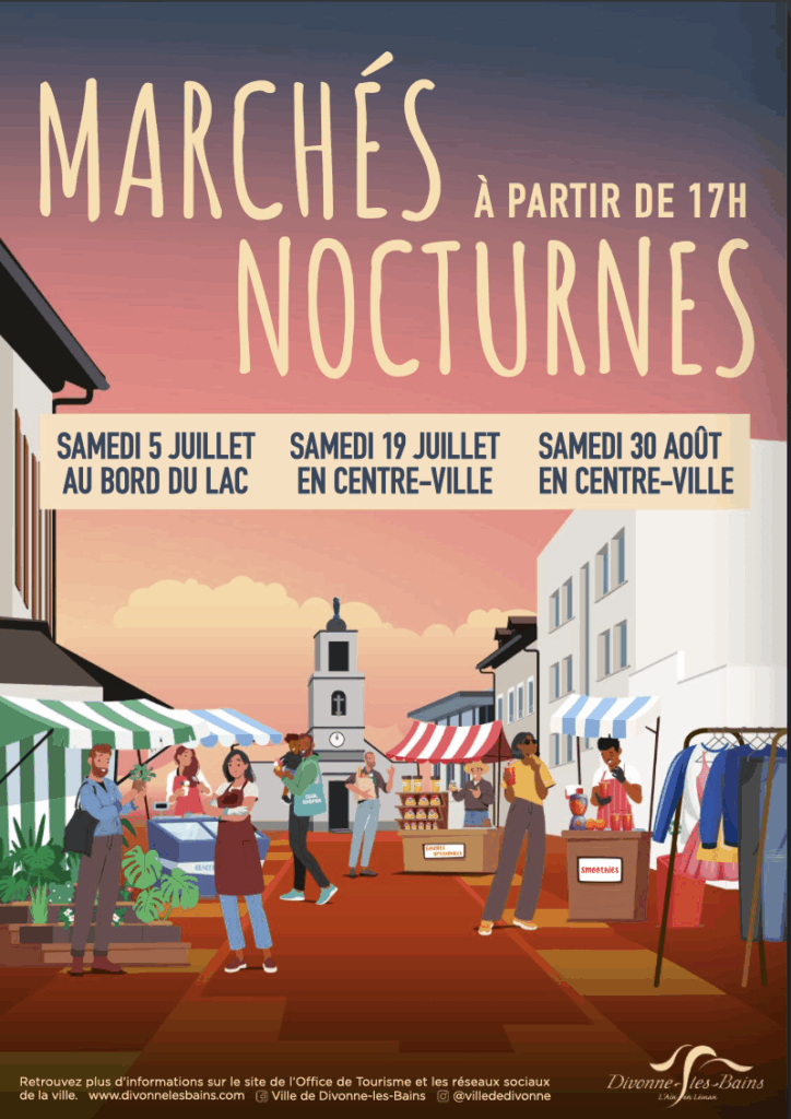 Marchés nocturnes 2025 - Divonne-les-Bains