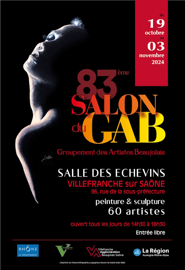 83ème salon du GAB - du 19 octobre au 3 novembre 2024 - Salle des Echevins à Villefranche sur Saône