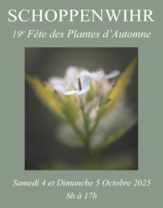Fête des plantes d'automne 2025 de Schoppenwhir