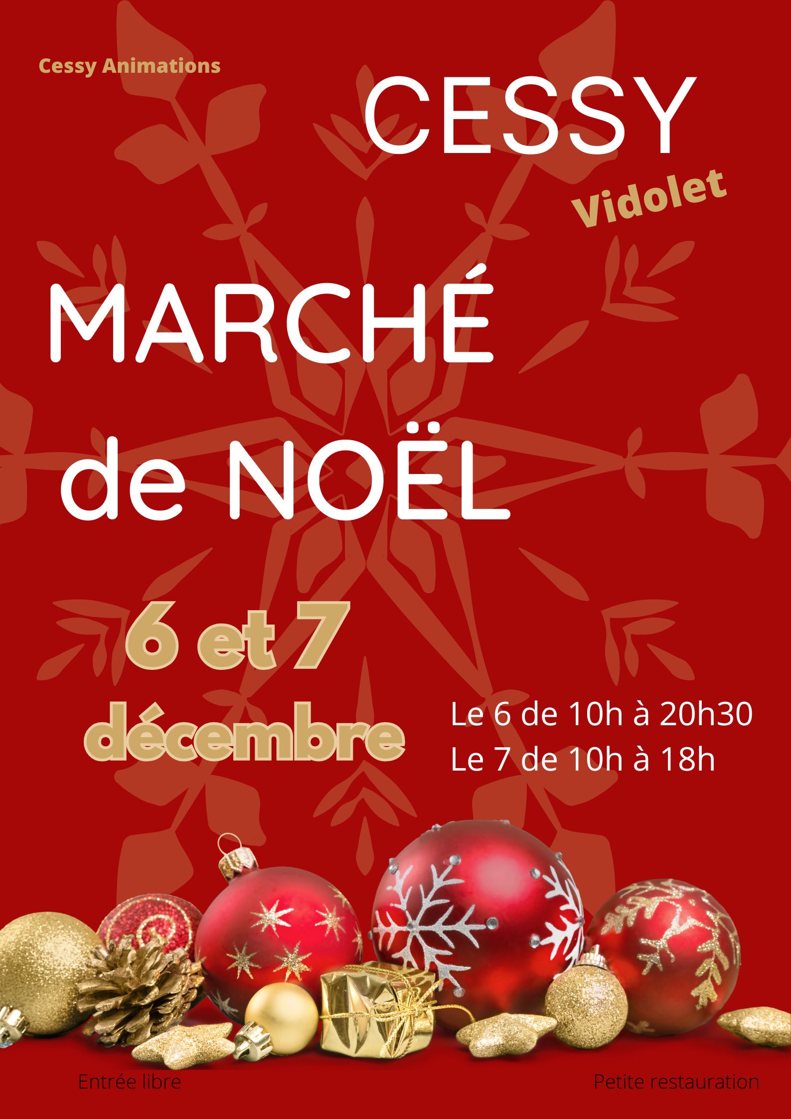 Marché de Noël à Cessy 2025