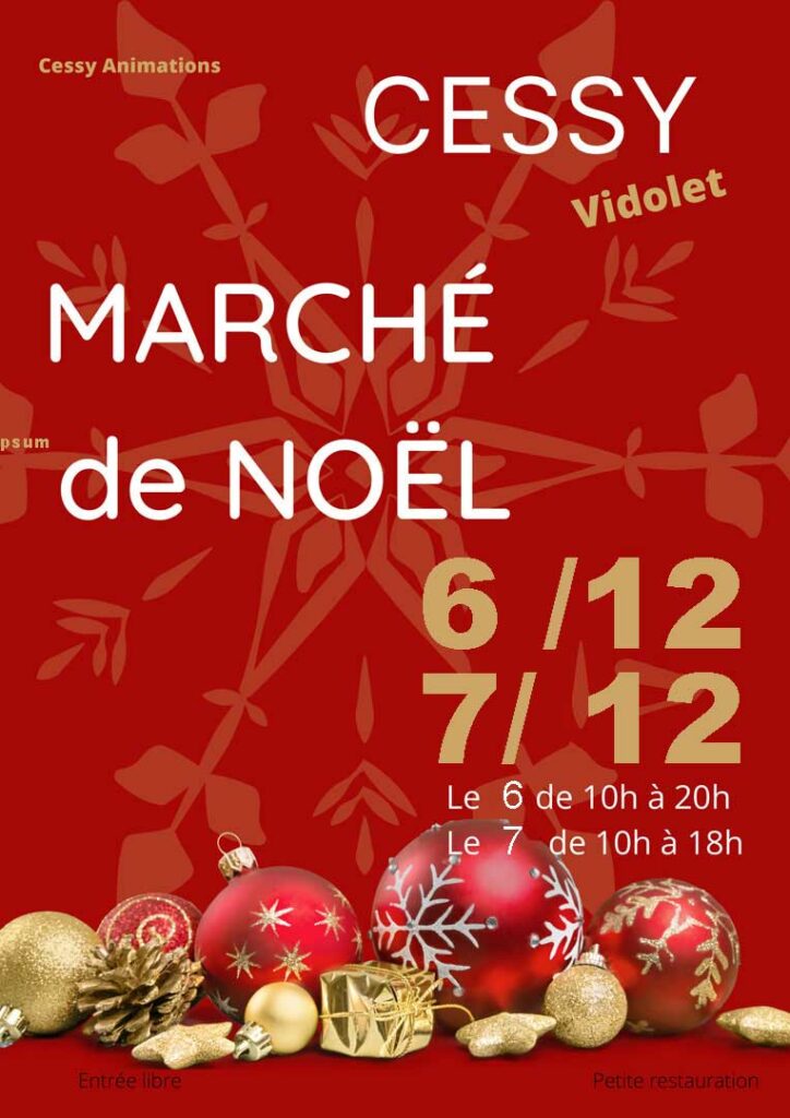 Marché de Noël Cessy 2025