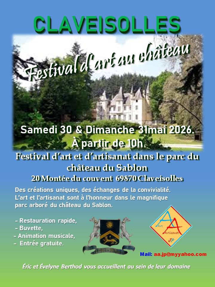 Festival Art et Artisanat - Claveisolles