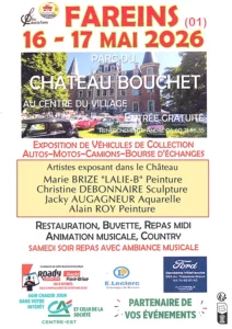Exposition véhicules de collection - Château Bouchet - Fareins (01)