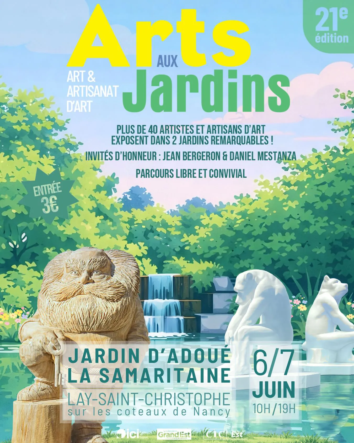 Arts aux jardins 2026, les 6 et 7 juin à Lay-St-Christophe (54)