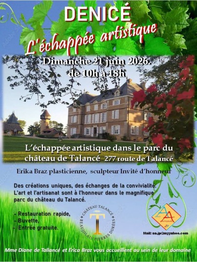 L'échappée artistique - Château de Talencé à Denicé