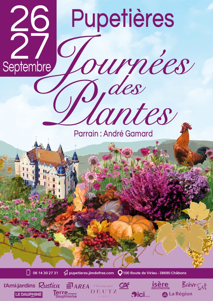 Affiche Journées des Plantes à Pupetières 2026