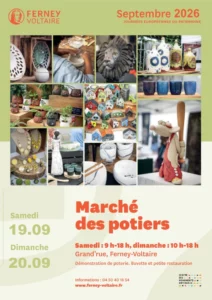 Affiche marché des potiers, Ferney-Voltaire 2026