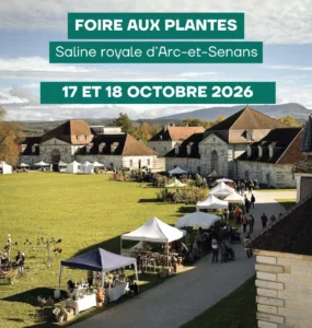 Affiche Foire aux plantes Saline royale - Arc-et-Senans
