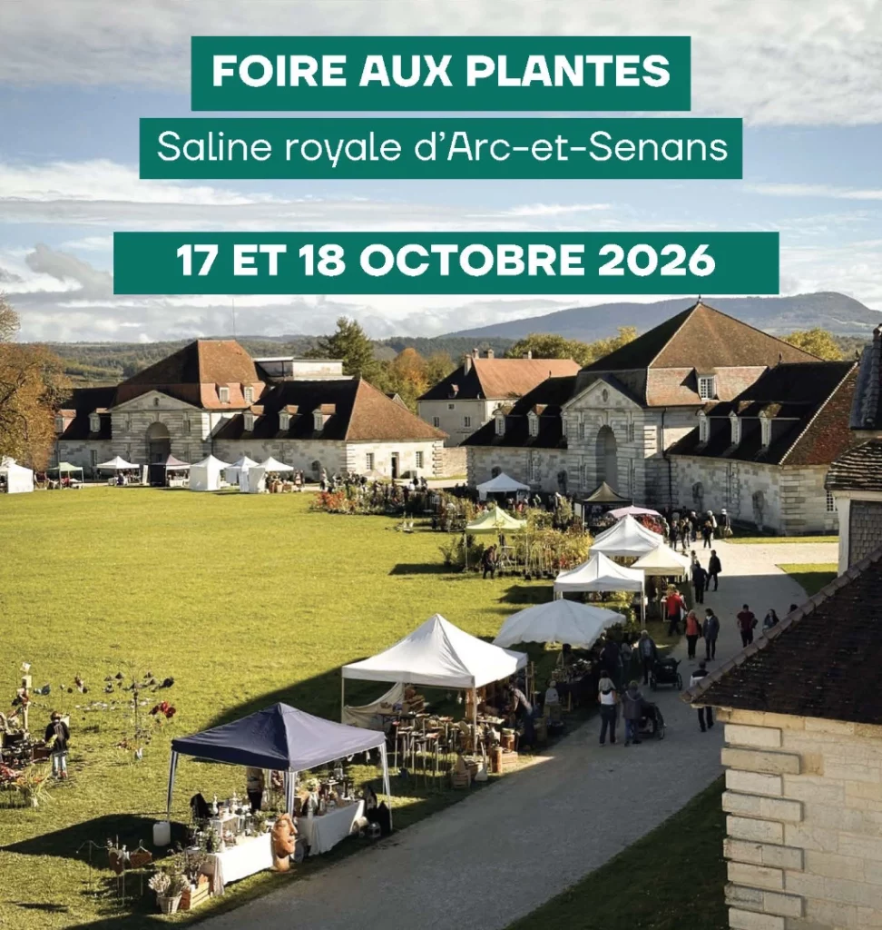 Affiche Foire aux plantes Saline royale - Arc-et-Senans