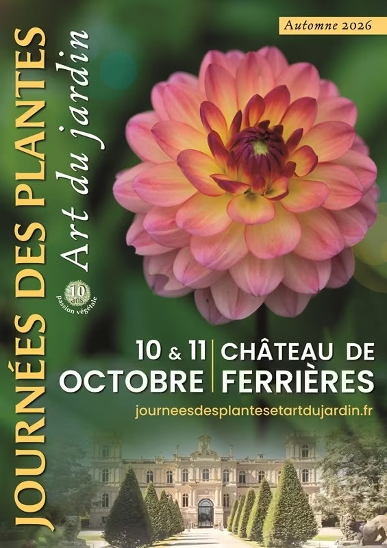 Affiche Journées des plantes et Art du jardin - Château de Ferrières